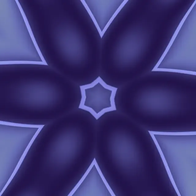 Lumoi's Chladni mode in the Mono blue palette