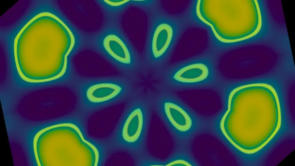 Lumoi rendering its Chladni mode