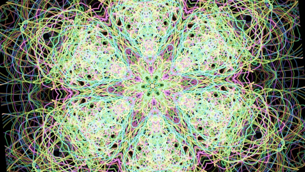 Lumoi rendering its Lissajous mode
